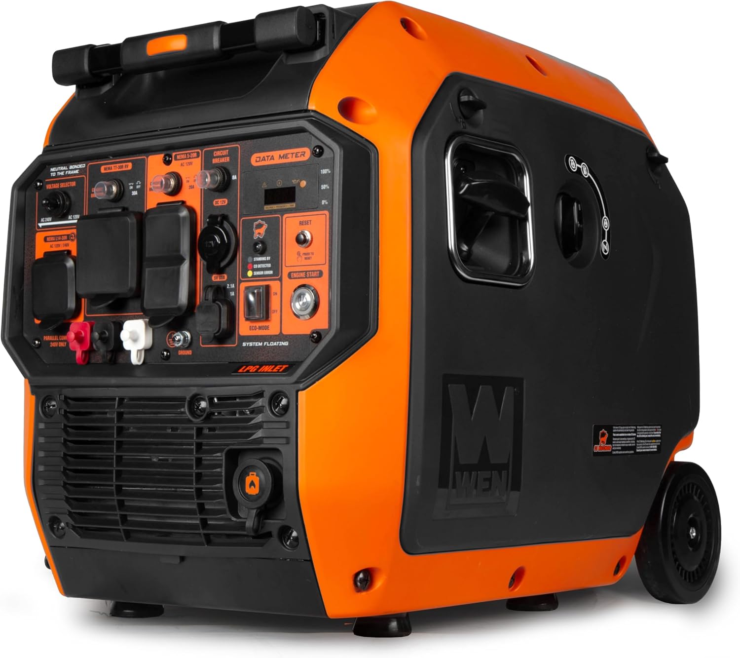 WEN Quiet Electric Start Portable Inverter Generator