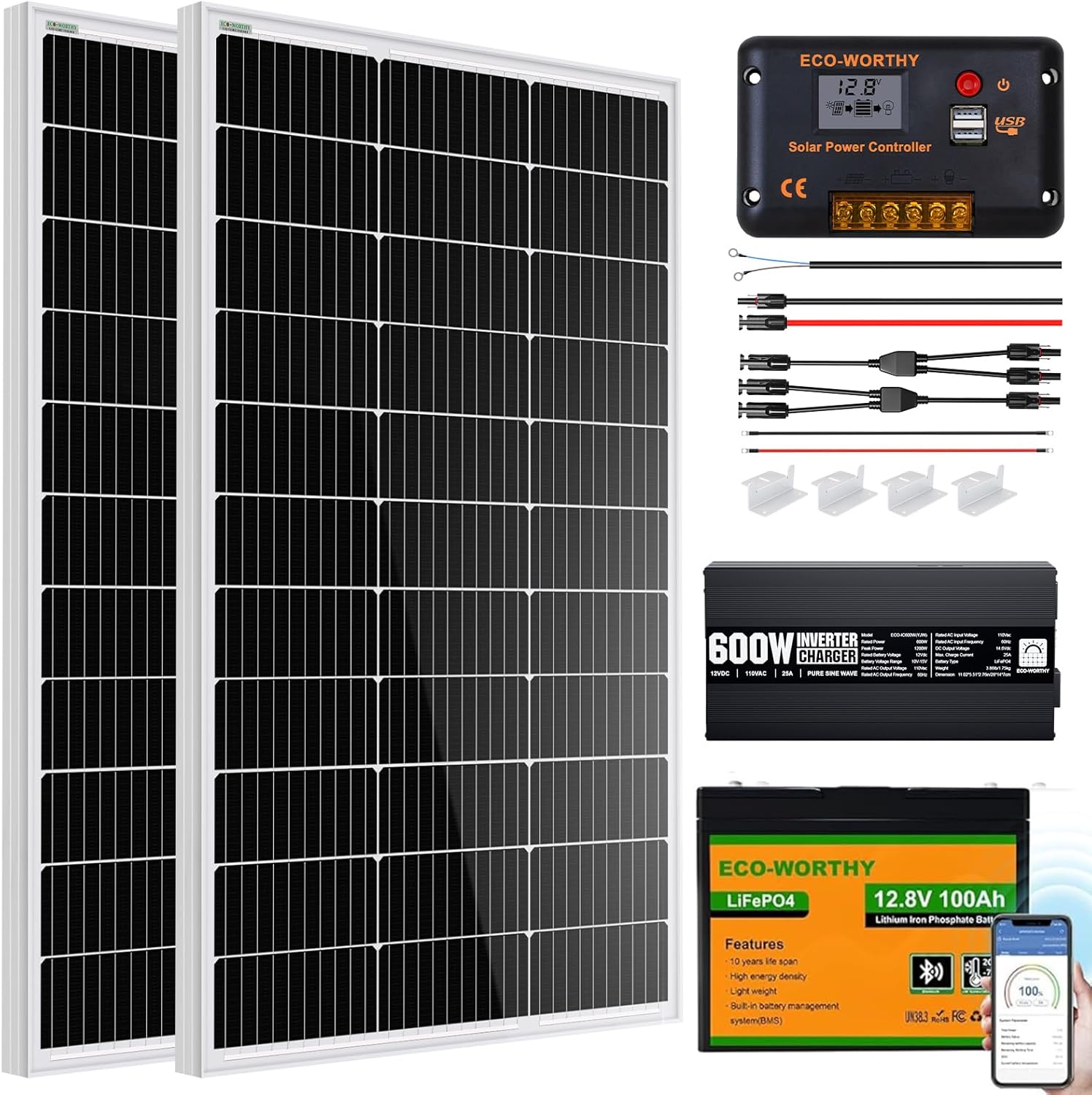 ECO-WORTHY Solar Panel Starter Kit